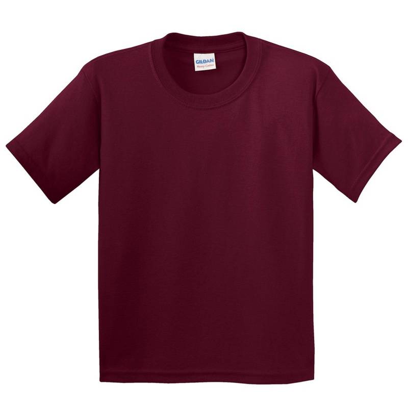 Tshirt (2 Stückpackung) Jungen Bordeaux XS von Gildan