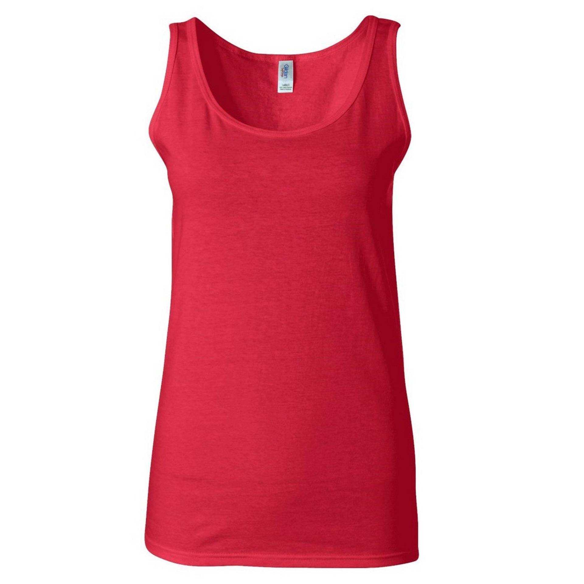 Tank Top Damen Rot Bunt M von Gildan