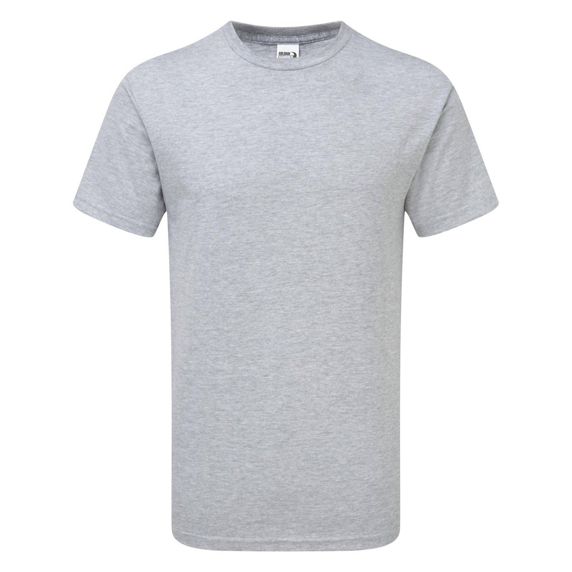 Hammer Heavyweight Tshirt Herren Grau L von Gildan