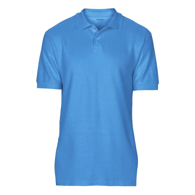 Softsyle Kurzarm Doppel Pique Polo Shirt Herren Saphirblau 4XL von Gildan