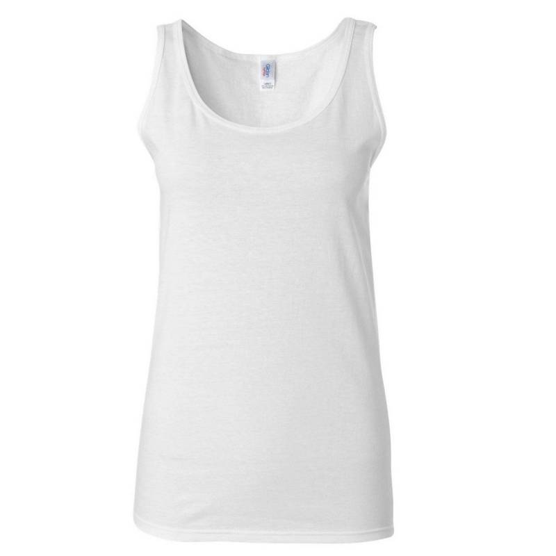 Tank Top Damen Weiss M von Gildan