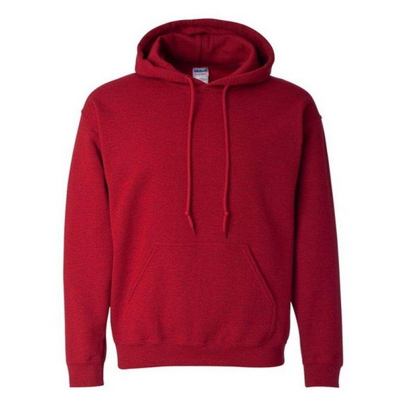 Heavy Blend Kapuzenpullover Hoodie Kapuzensweater Herren Rot Bunt M von Gildan