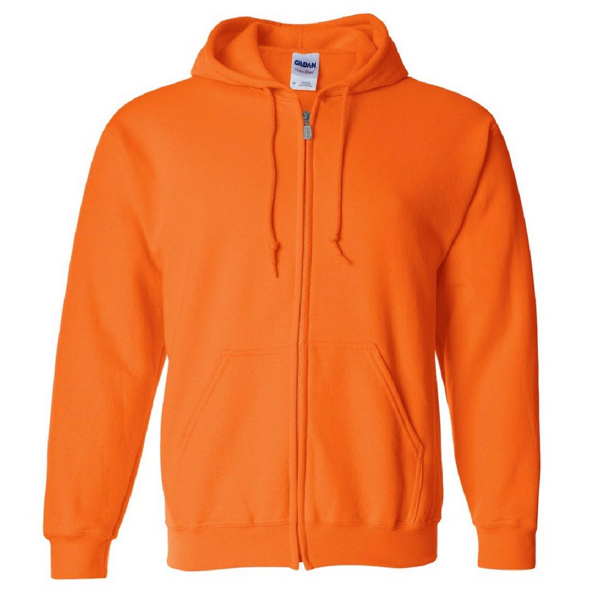 Heavy Blend Kapuzenjacke Damen Orange M von Gildan