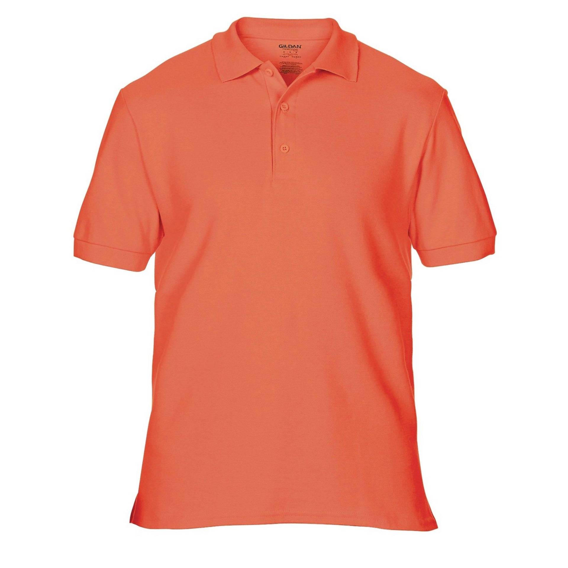 Premium Sport Pique Polohemd Herren Lachs M von Gildan