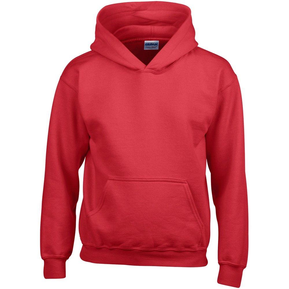 Sweatshirt Mit Kapuze Jungen Rot Bunt M von Gildan