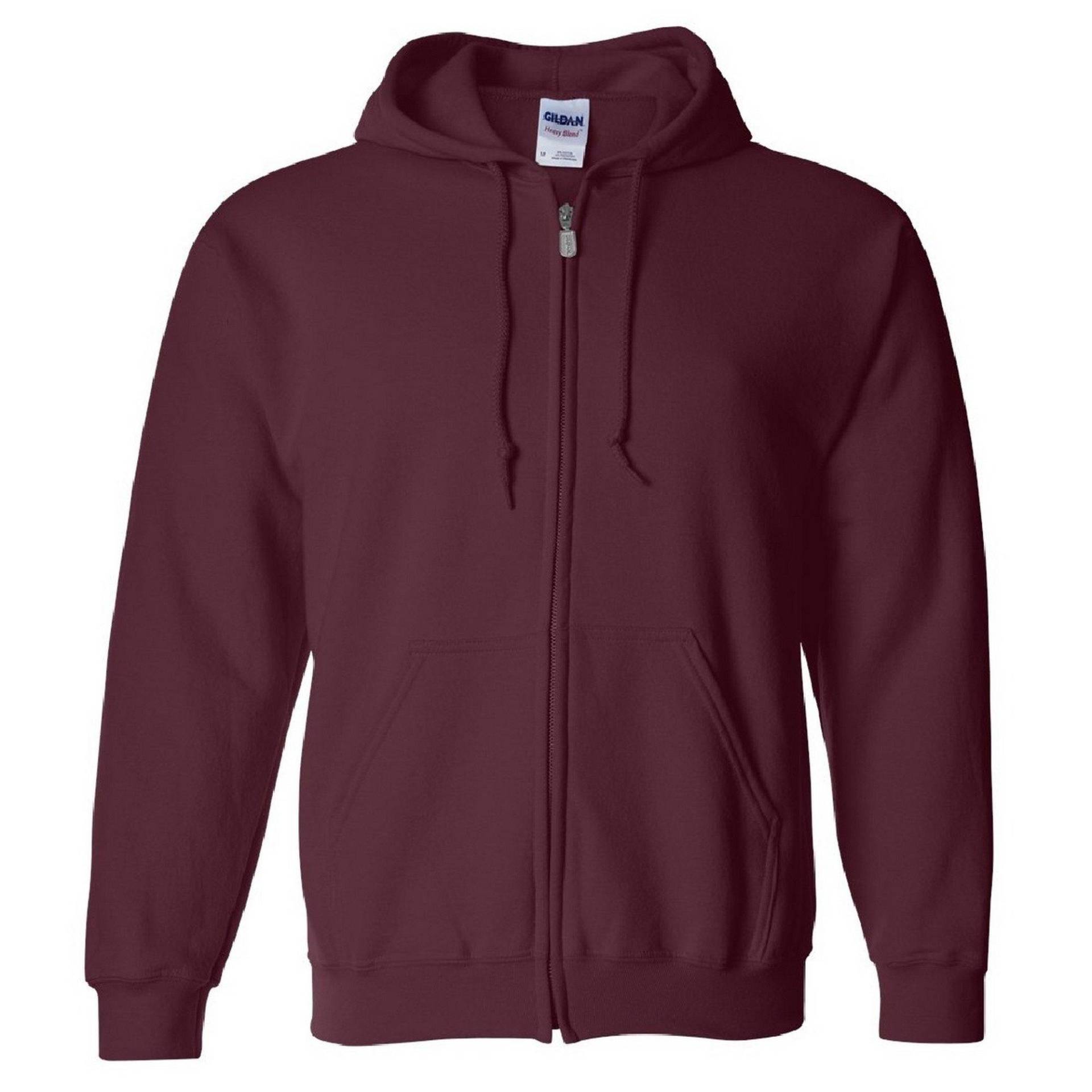 Heavy Blend Kapuzenjacke Herren Bordeaux M von Gildan