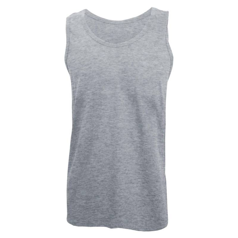 Softstyle Tanktop Oberteil, Ärmellos Herren Grau S von Gildan