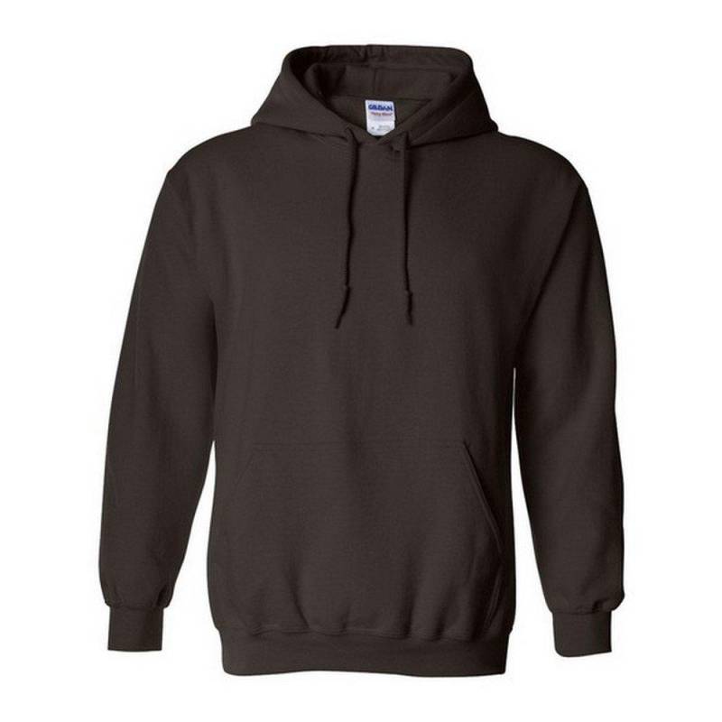 Heavy Blend Kapuzenpullover Hoodie Kapuzensweater Herren Kühles Braun S von Gildan