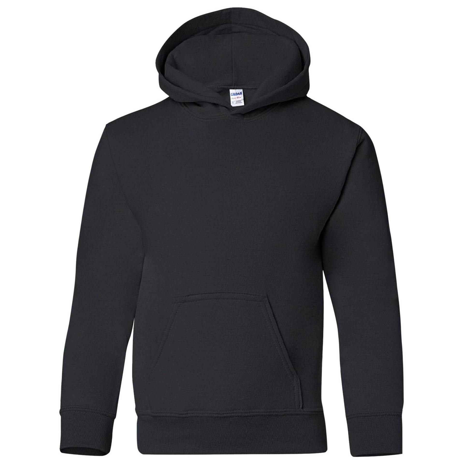 Sweatshirt Mit Kapuze Jungen Schwarz S von Gildan