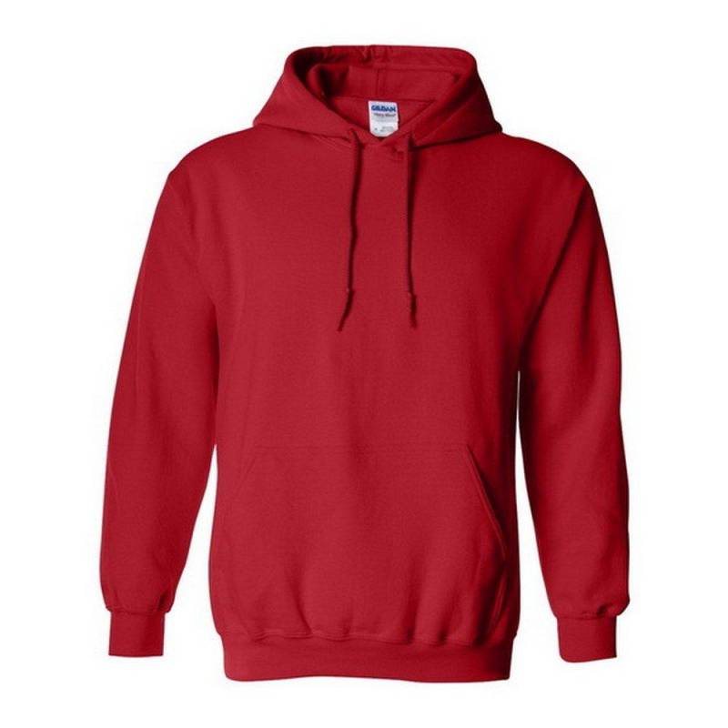 Heavy Blend Kapuzenpullover Hoodie Kapuzensweater Herren Rot Bunt S von Gildan