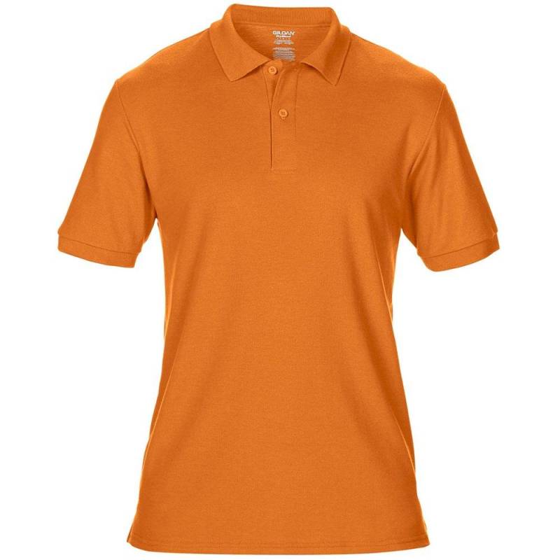 Dryblend Sport Double Pique Polo Shirt Herren Orange S von Gildan