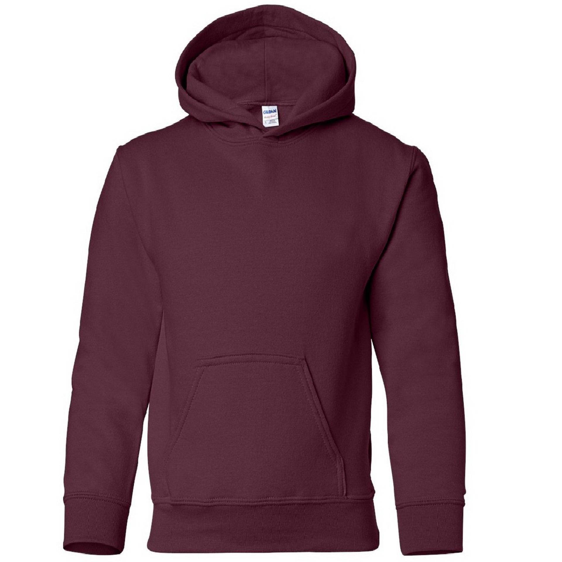 Sweatshirt Mit Kapuze Jungen Bordeaux XS von Gildan