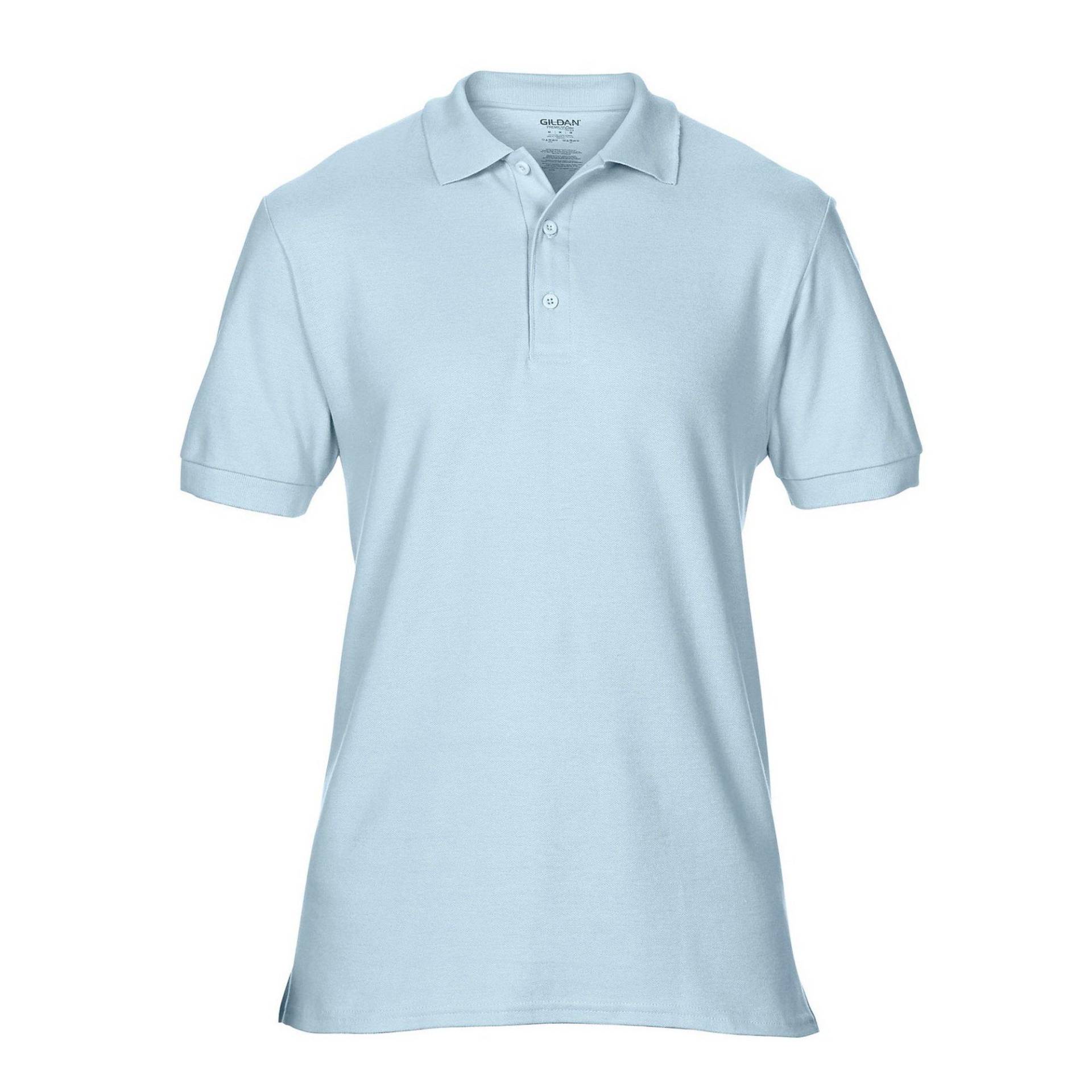 Premium Sport Pique Polohemd Herren Blau XL von Gildan