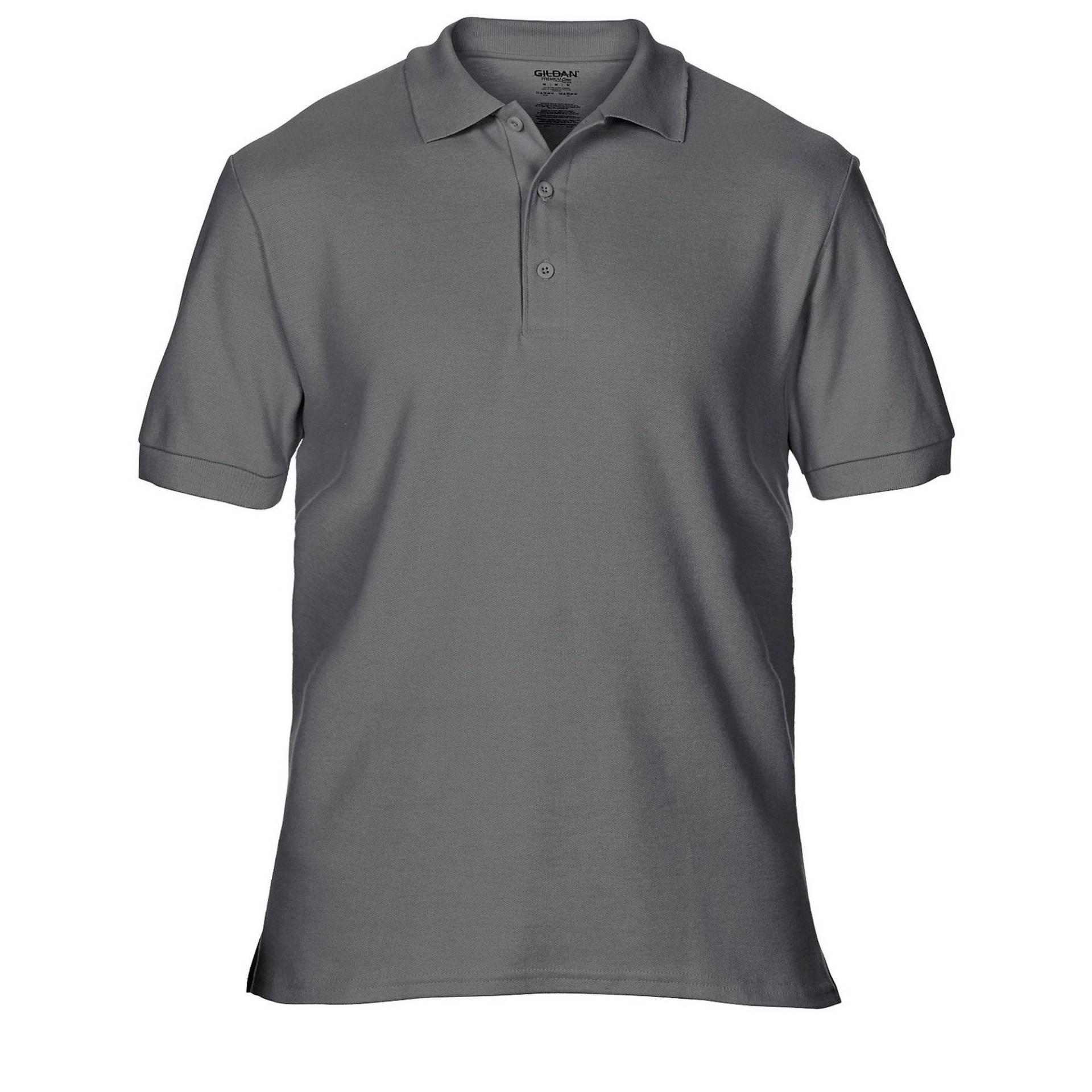 Premium Sport Pique Polohemd Herren Charcoal Black XL von Gildan