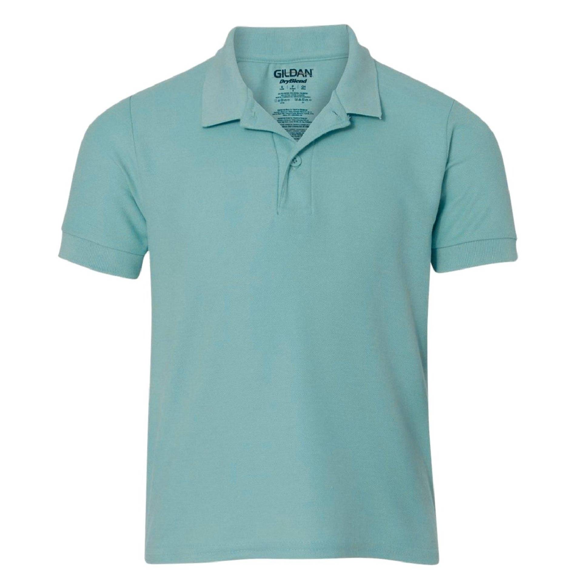 Premium Sport Pique Polohemd Herren Hellblau S von Gildan