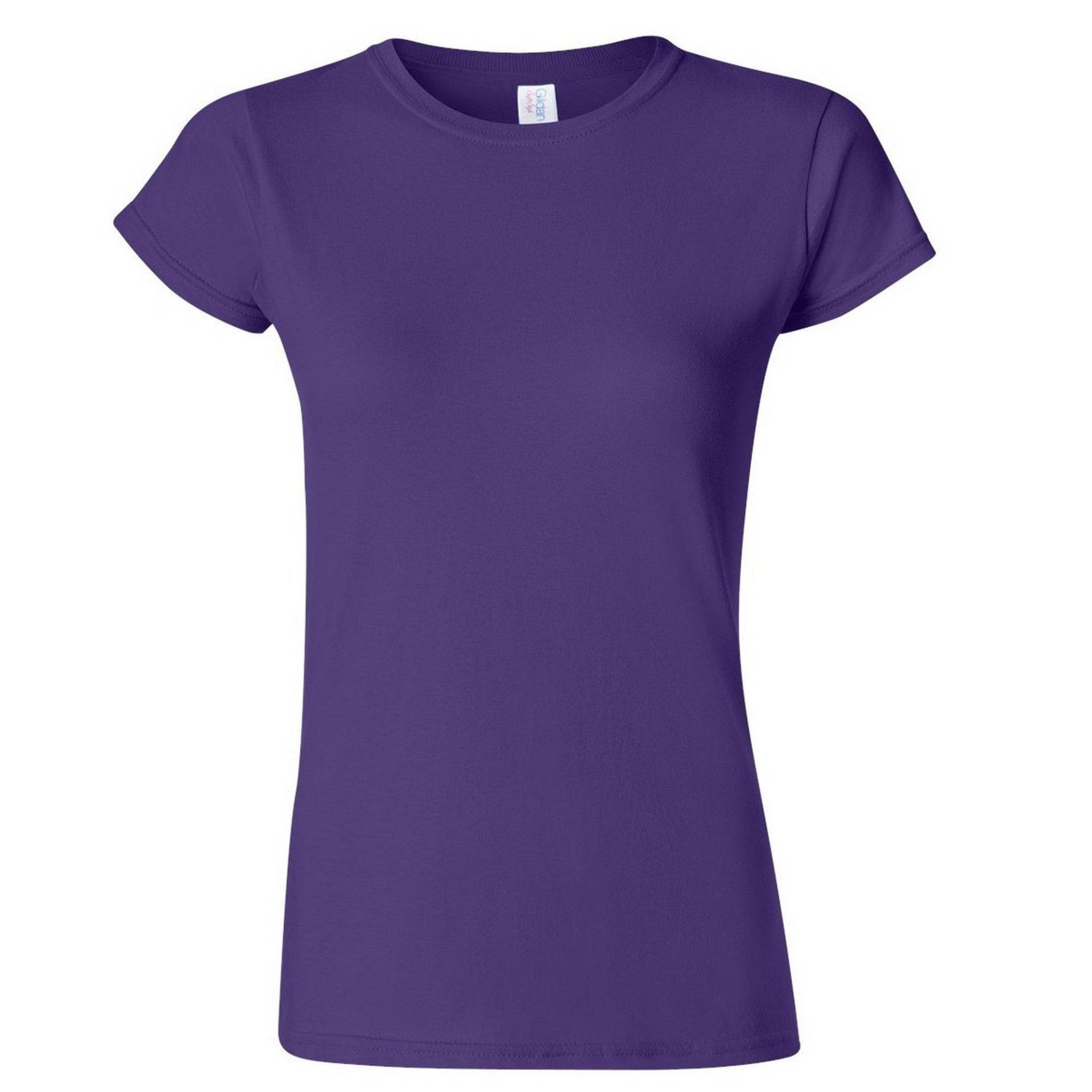 Soft Style Kurzarm Tshirt Damen Lila L von Gildan