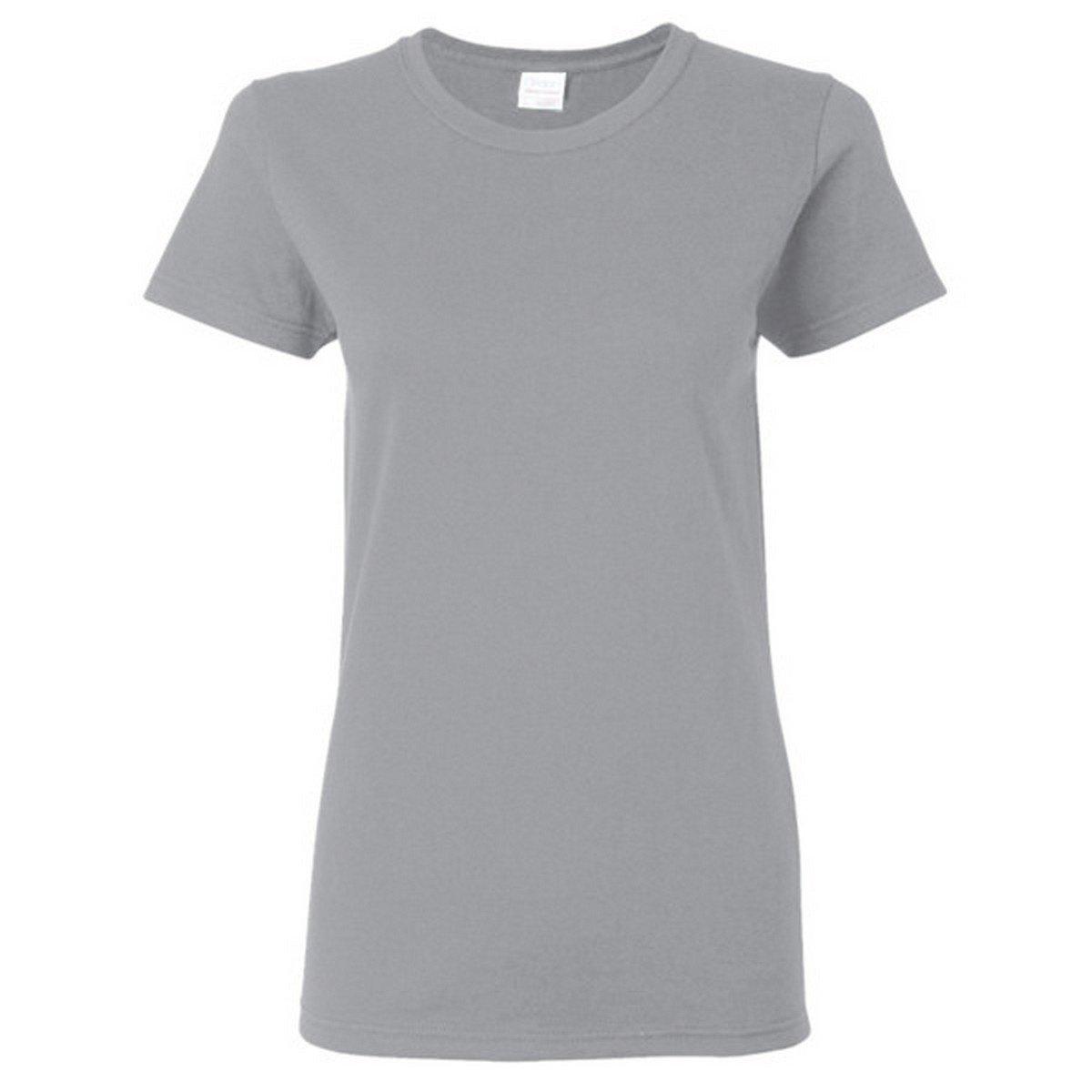 Tshirt, Enganliegend Damen Grau L von Gildan