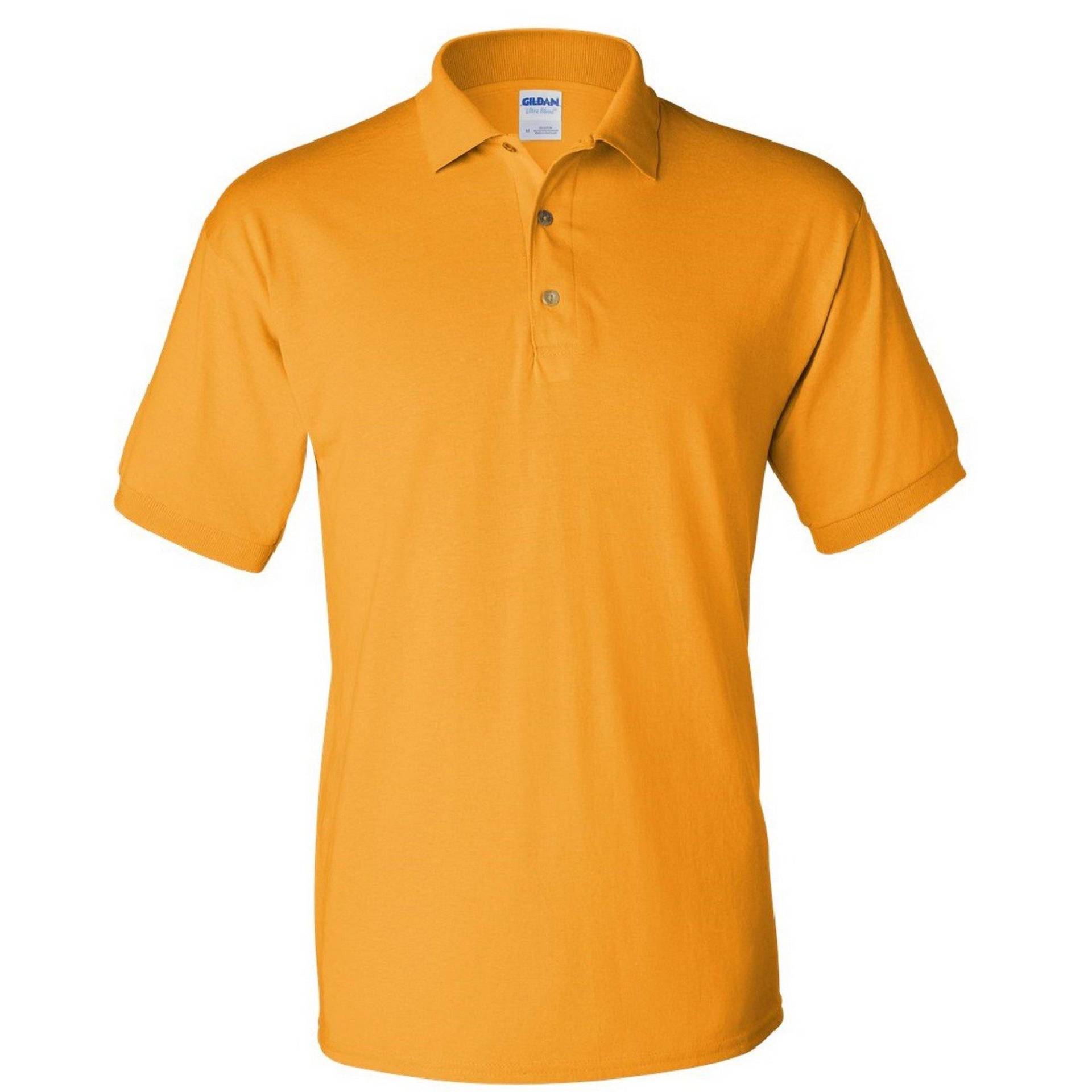 Dryblend Poloshirt, Kurzarm Herren Gold M von Gildan
