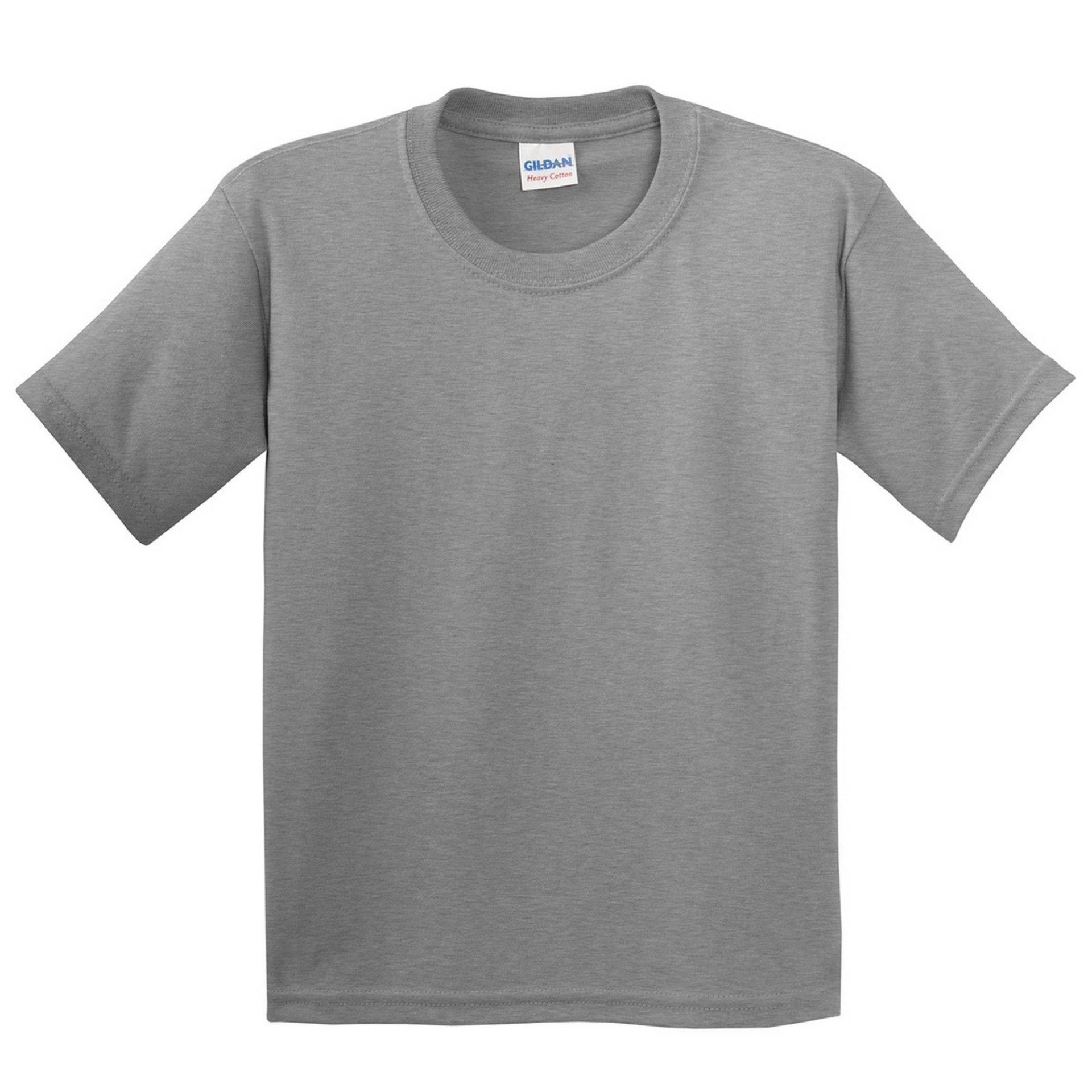 Tshirt (2 Stückpackung) Jungen Grau S von Gildan