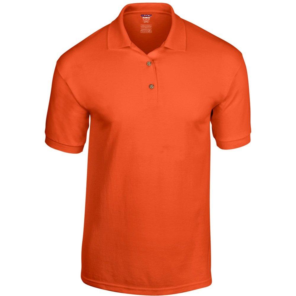 Dryblend Poloshirt, Kurzarm Herren Orange S von Gildan