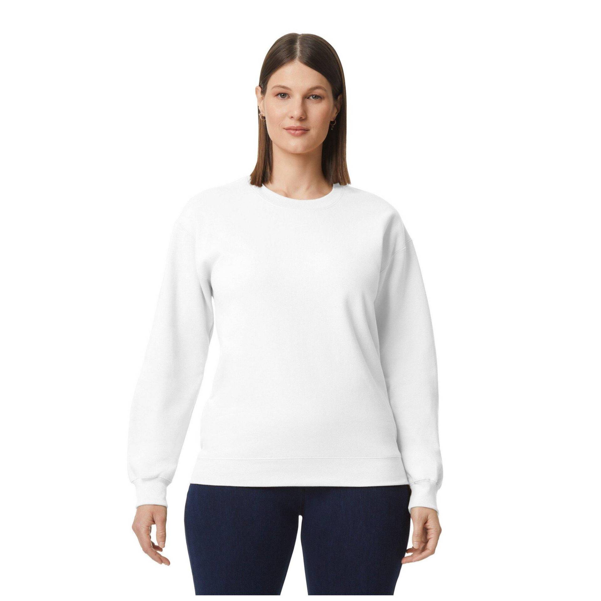 Softstyle Fleeceoberteil Damen Weiss 4XL von Gildan