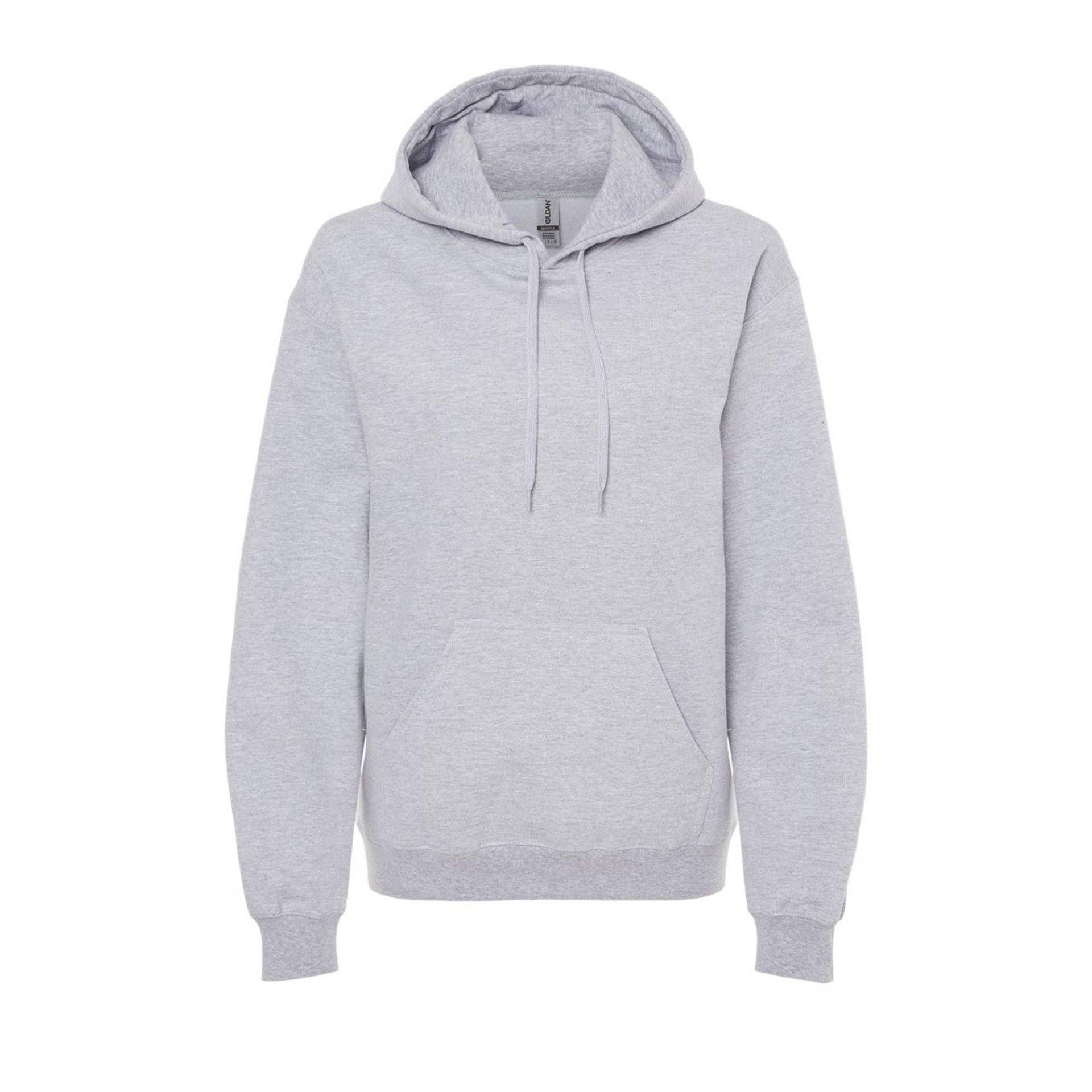 Softstyle Kapuzenpullover Herren Grau M von Gildan