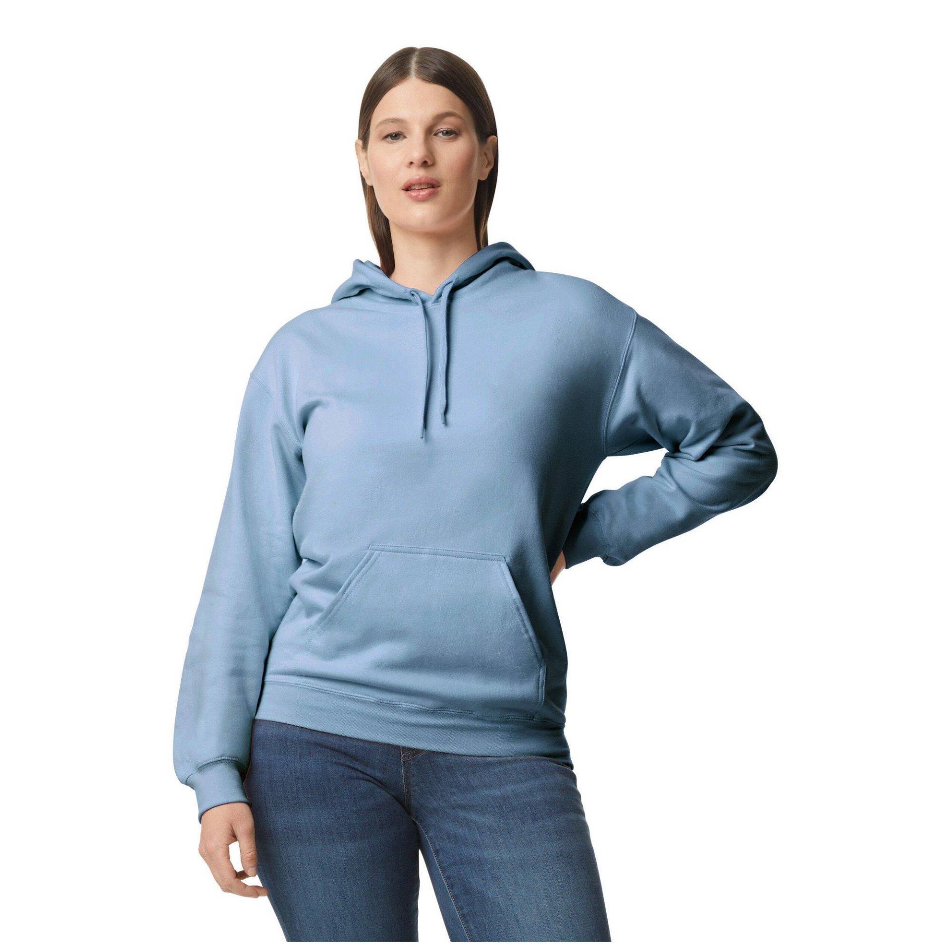 Softstyle Kapuzenpullover Mittelschwer Damen Blau 4XL von Gildan