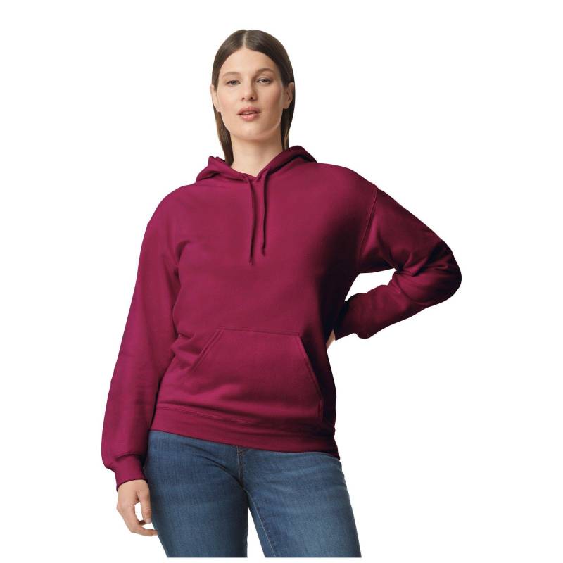 Softstyle Kapuzenpullover Mittelschwer Damen Bordeaux 3XL von Gildan