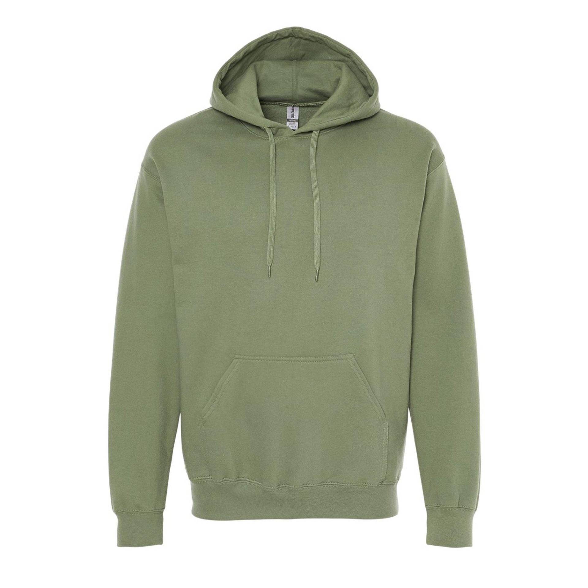 Softstyle Kapuzenpullover Mittelschwer Damen Militärgrün 4XL von Gildan