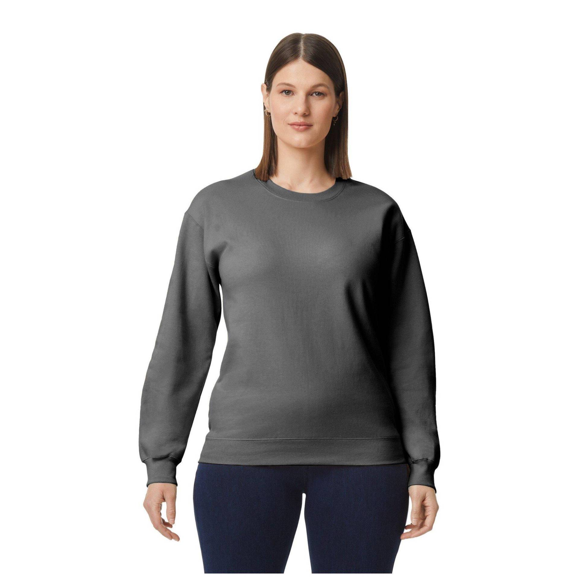 Softstyle Pullover Mittelschwer Damen Charcoal Black 4XL von Gildan