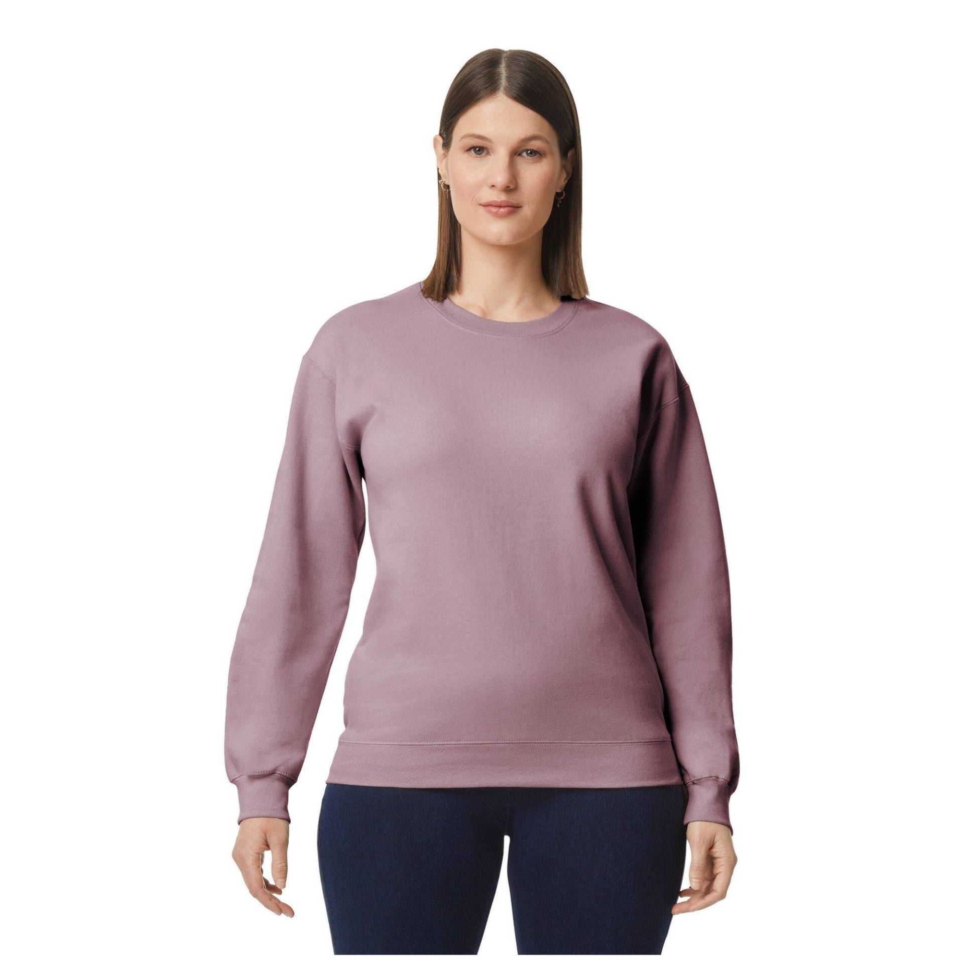 Softstyle Pullover Mittelschwer Damen Lila M von Gildan