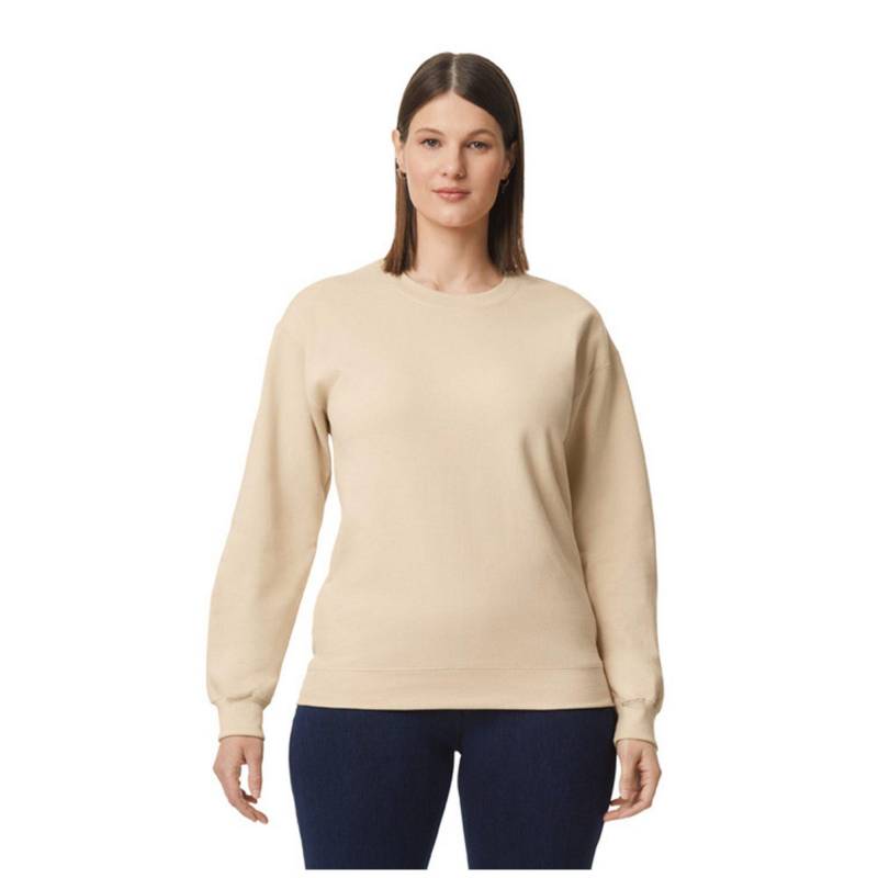 Softstyle Pullover Mittelschwer Damen Sand XXL von Gildan