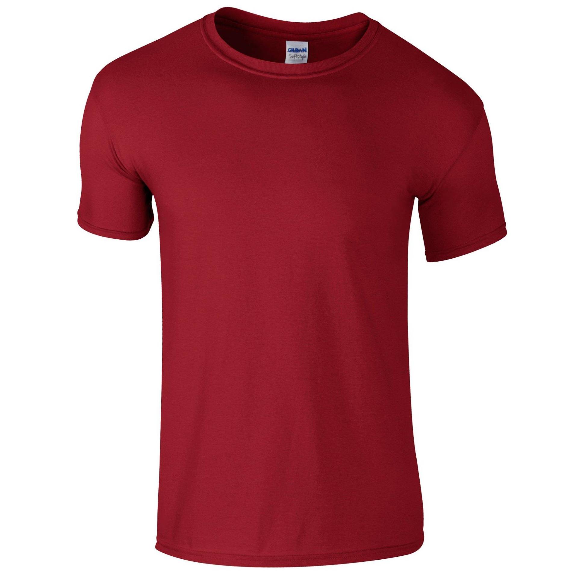 Softstyle Tshirt, Kurzarm, Rundhalsausschnitt Herren Dunkelrot 4XL von Gildan