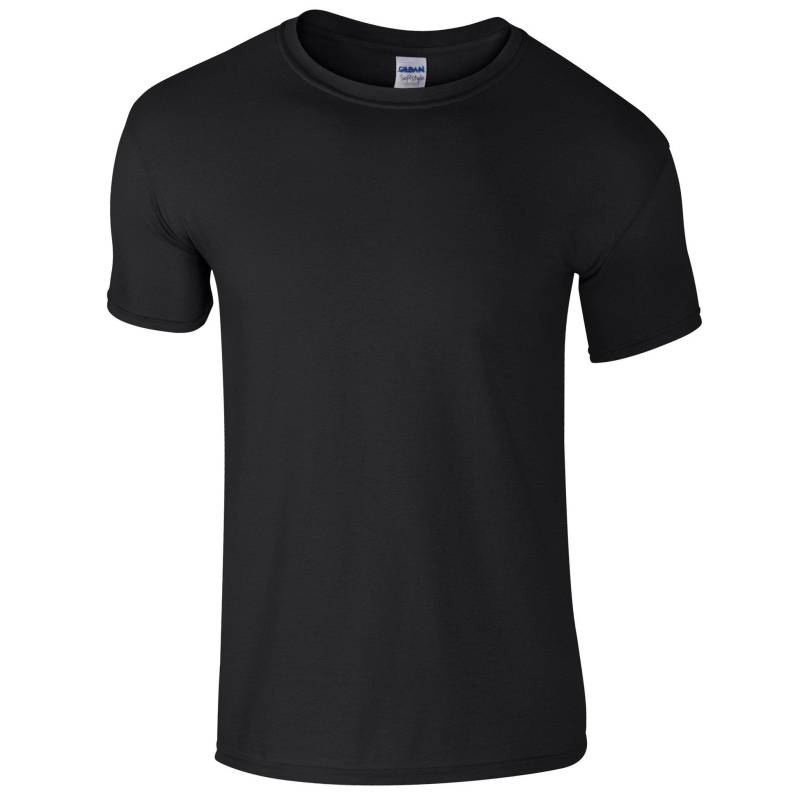 Softstyle Tshirt, Kurzarm, Rundhalsausschnitt Herren Schwarz 3XL von Gildan