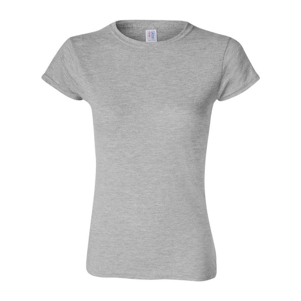 Softstyle Tshirt Damen Grau L von Gildan