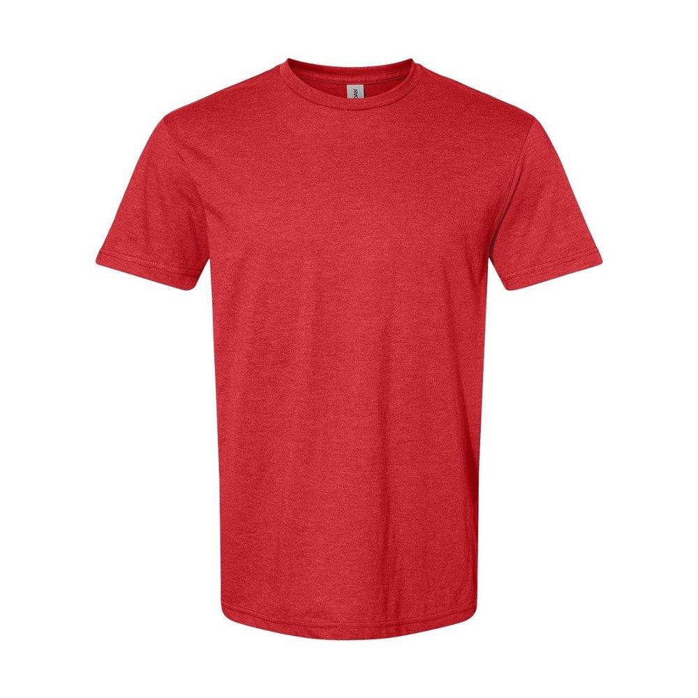 Softstyle Tshirt Damen Rot Bunt L von Gildan
