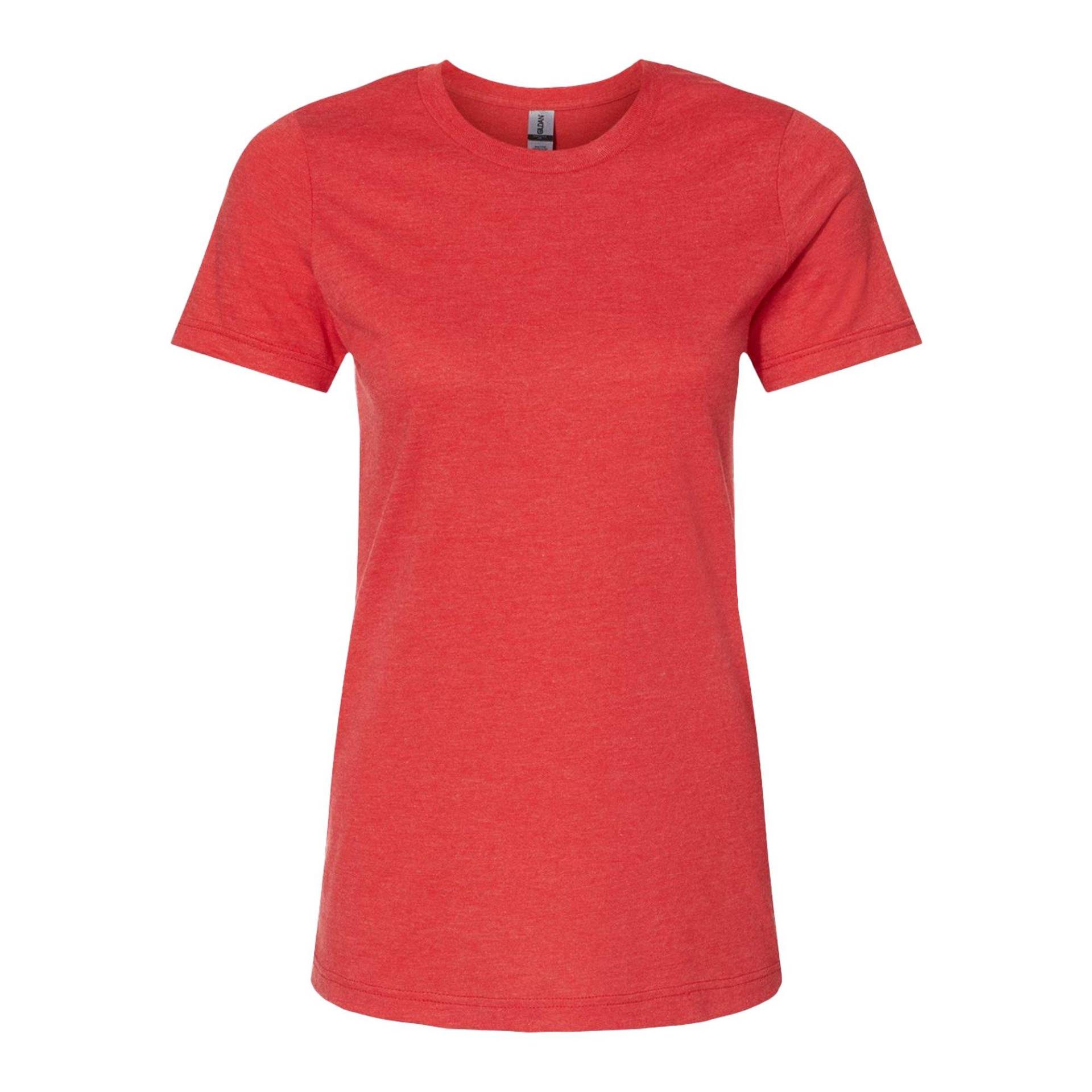 Softstyle Tshirt Damen Rot Bunt S von Gildan