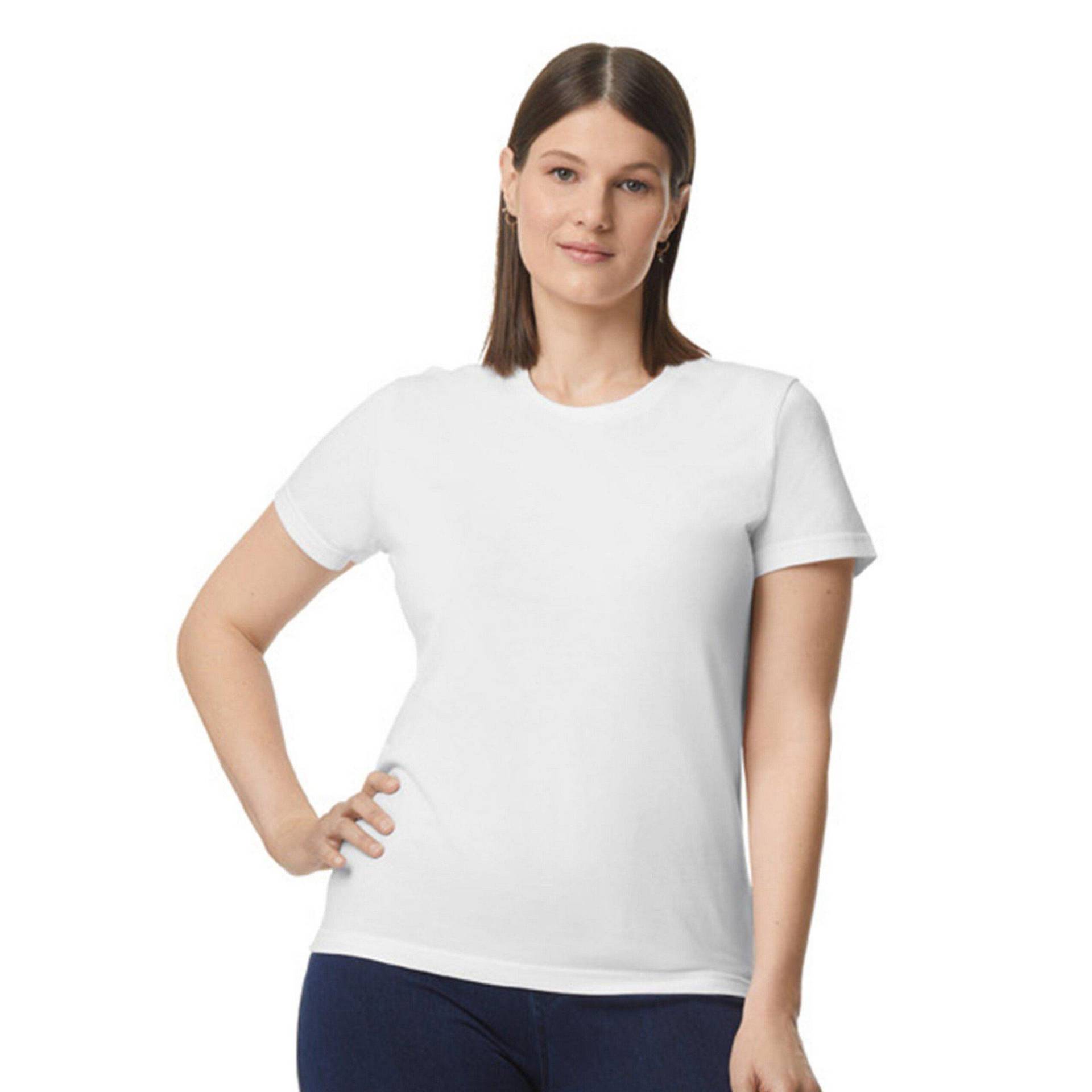 Softstyle Tshirt Damen Weiss S von Gildan