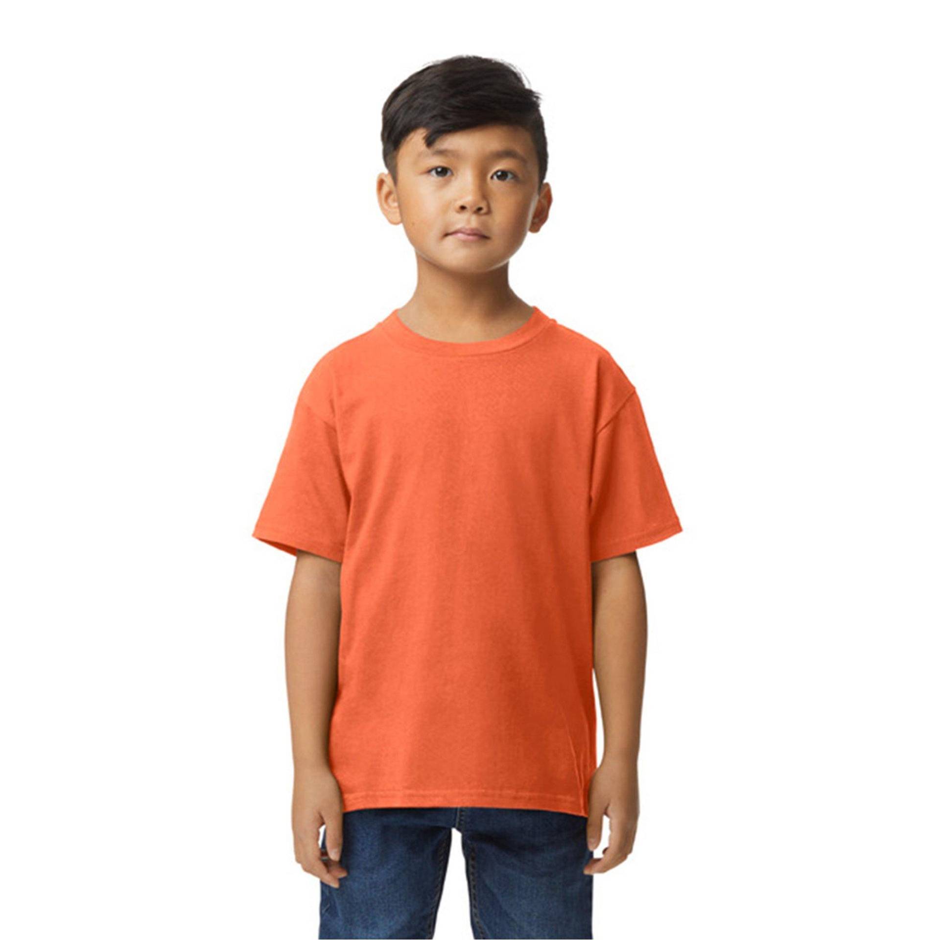 Softstyle Tshirt Mädchen Orange M von Gildan