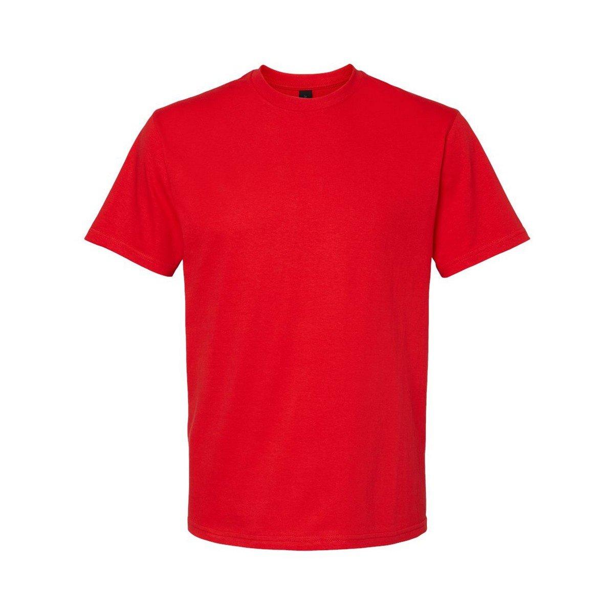 Softstyle Tshirt Mittelschwer Herren Rot Bunt M von Gildan