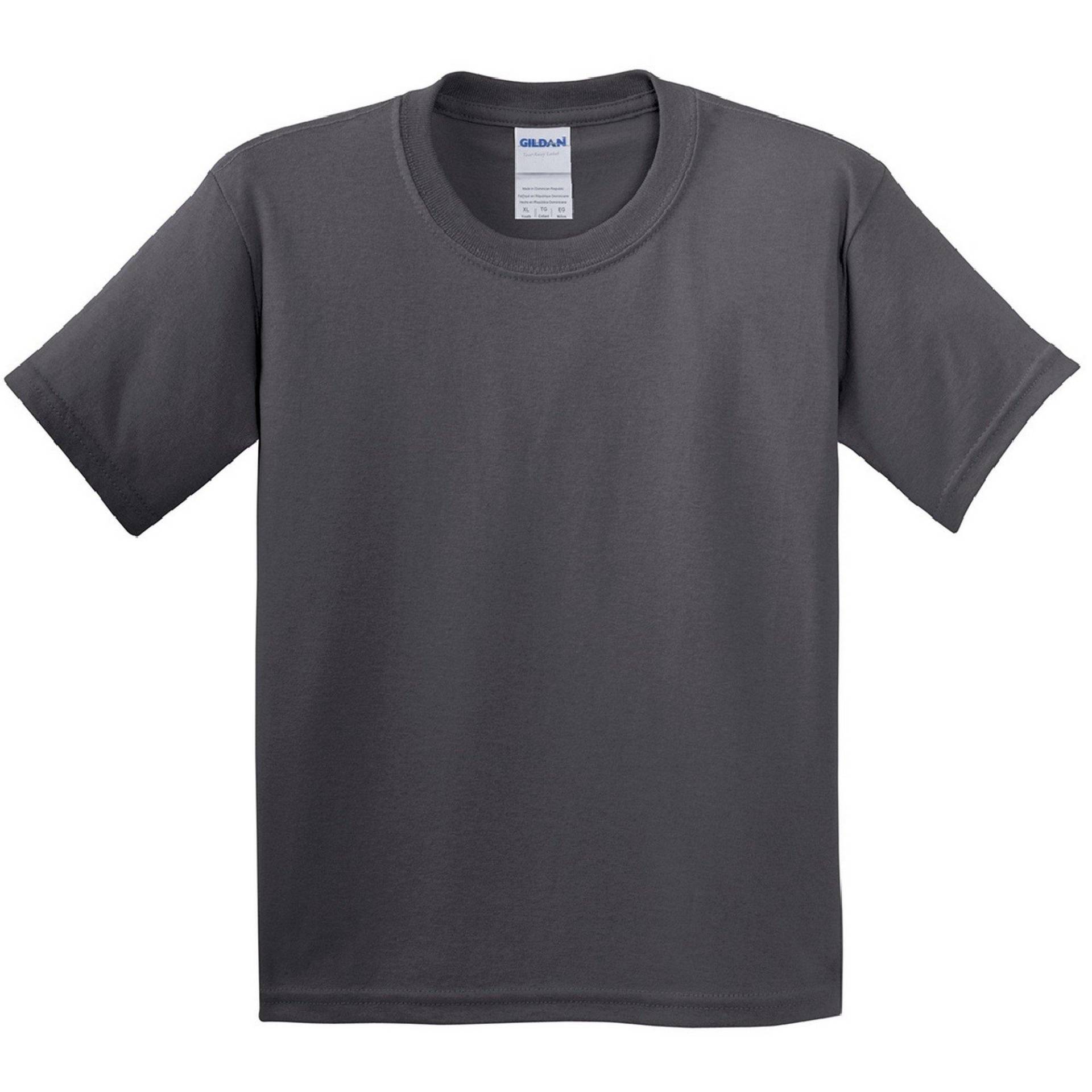 Tshirt (2 Stückpackung) Jungen Charcoal Black S von Gildan