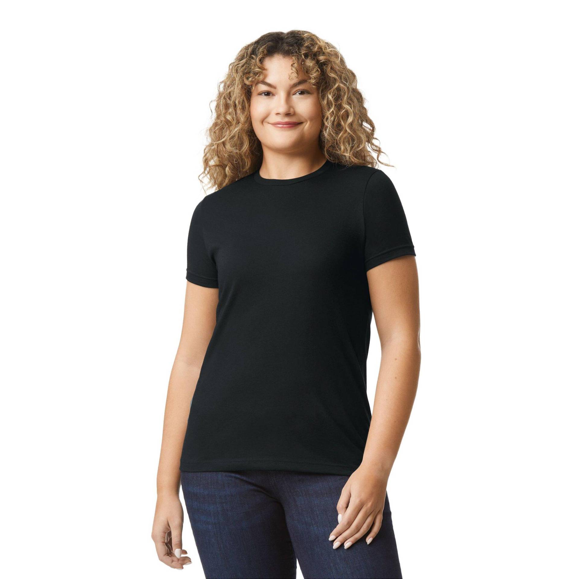 Tshirt Damen Schwarz XL von Gildan