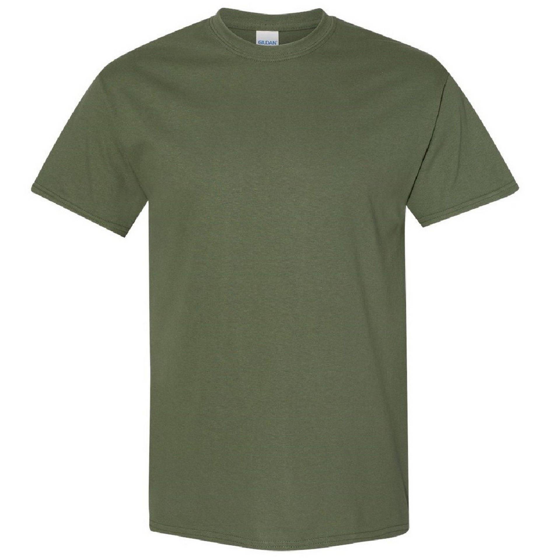 Tshirt Herren Militärgrün L von Gildan