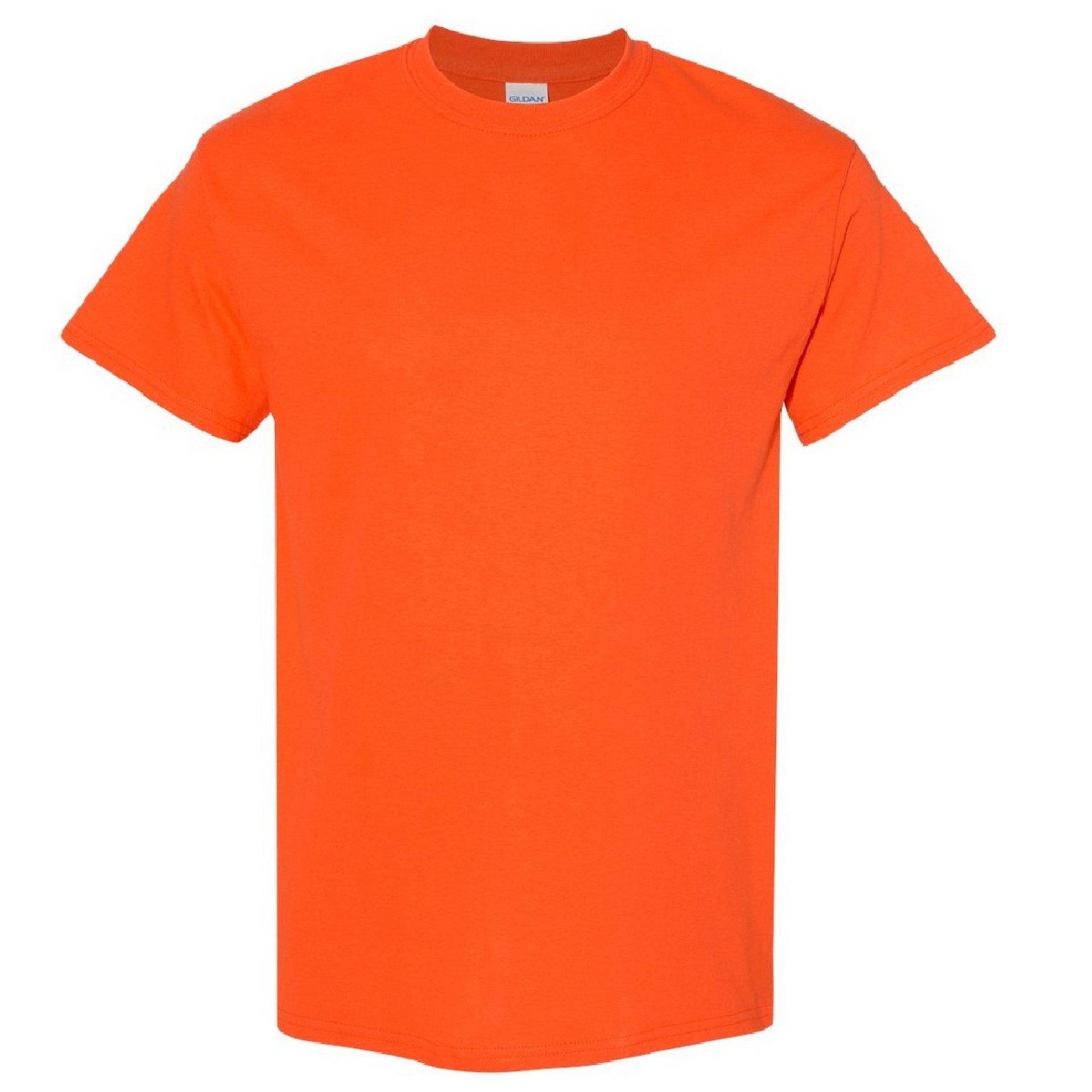 Tshirt Herren Orange S von Gildan