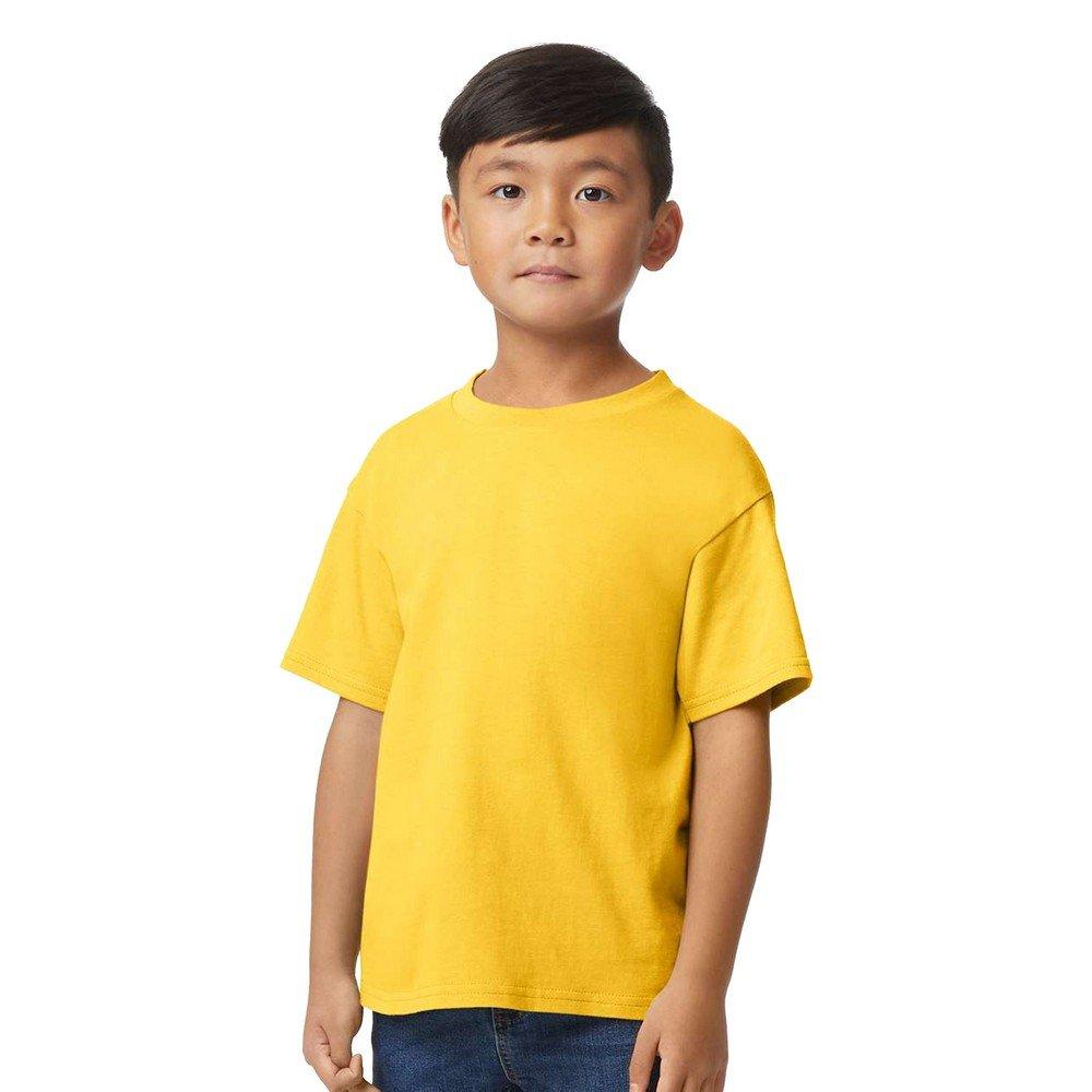 Tshirt Weiche Haptik Jungen Gelb Bunt XL von Gildan