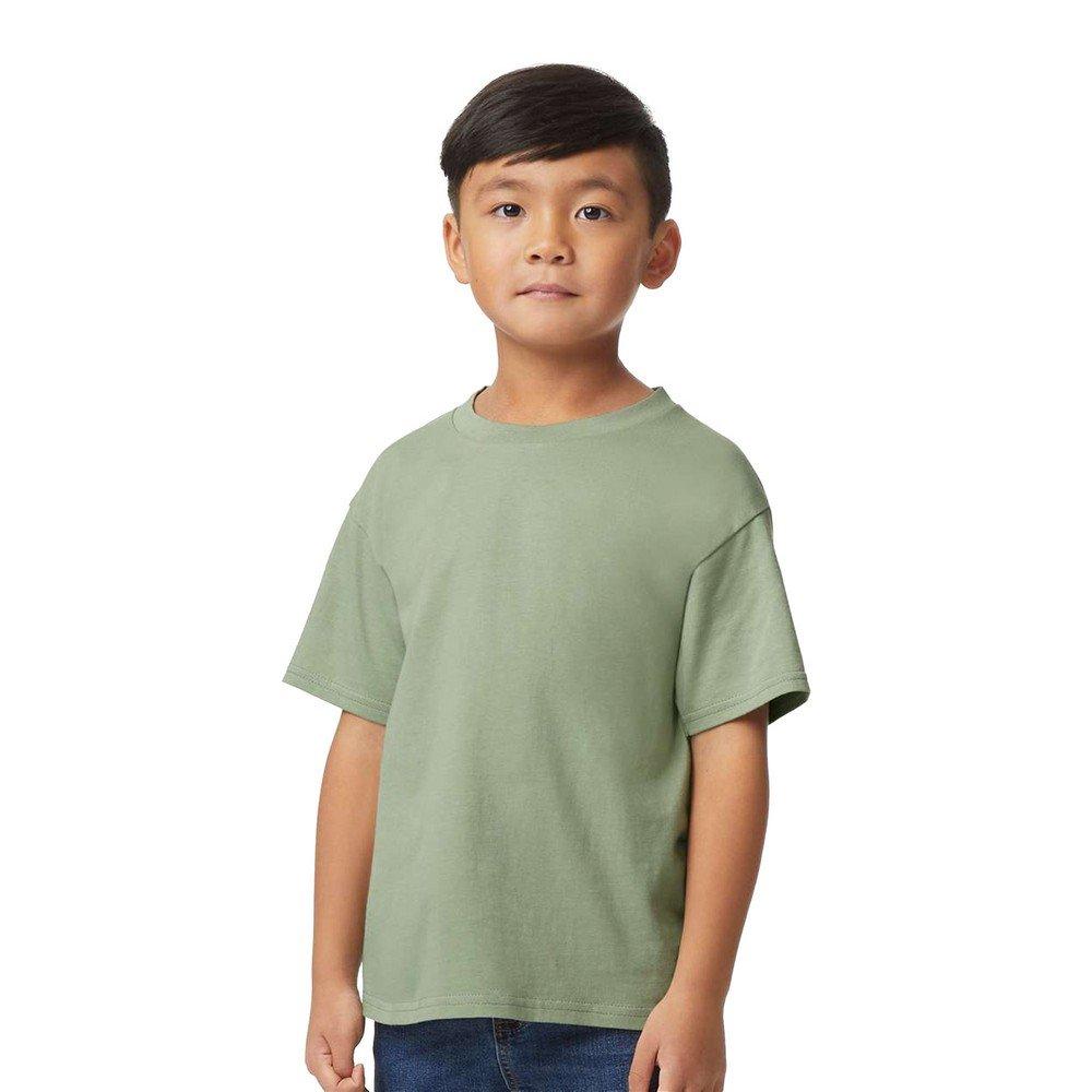 Tshirt Weiche Haptik Jungen Grau XL von Gildan