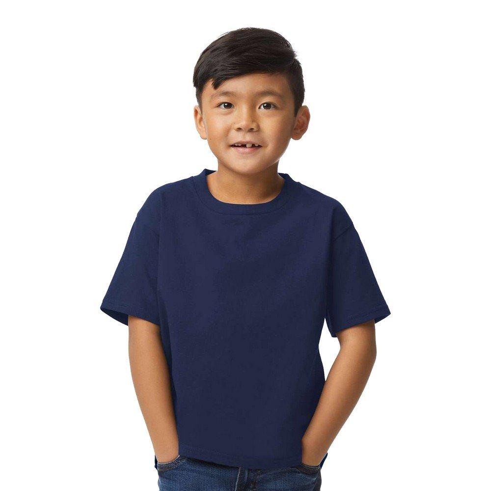 Tshirt Weiche Haptik Jungen Marine XS von Gildan