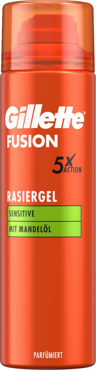 Gillette - Fusion5 Sensitive Rasiergel 200 ml von Gillette