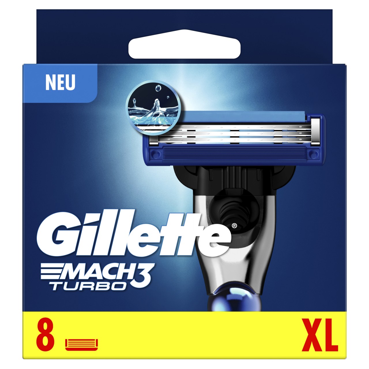 Gillette - Mach3 Turbo 3D Systemklingen 8er von Gillette