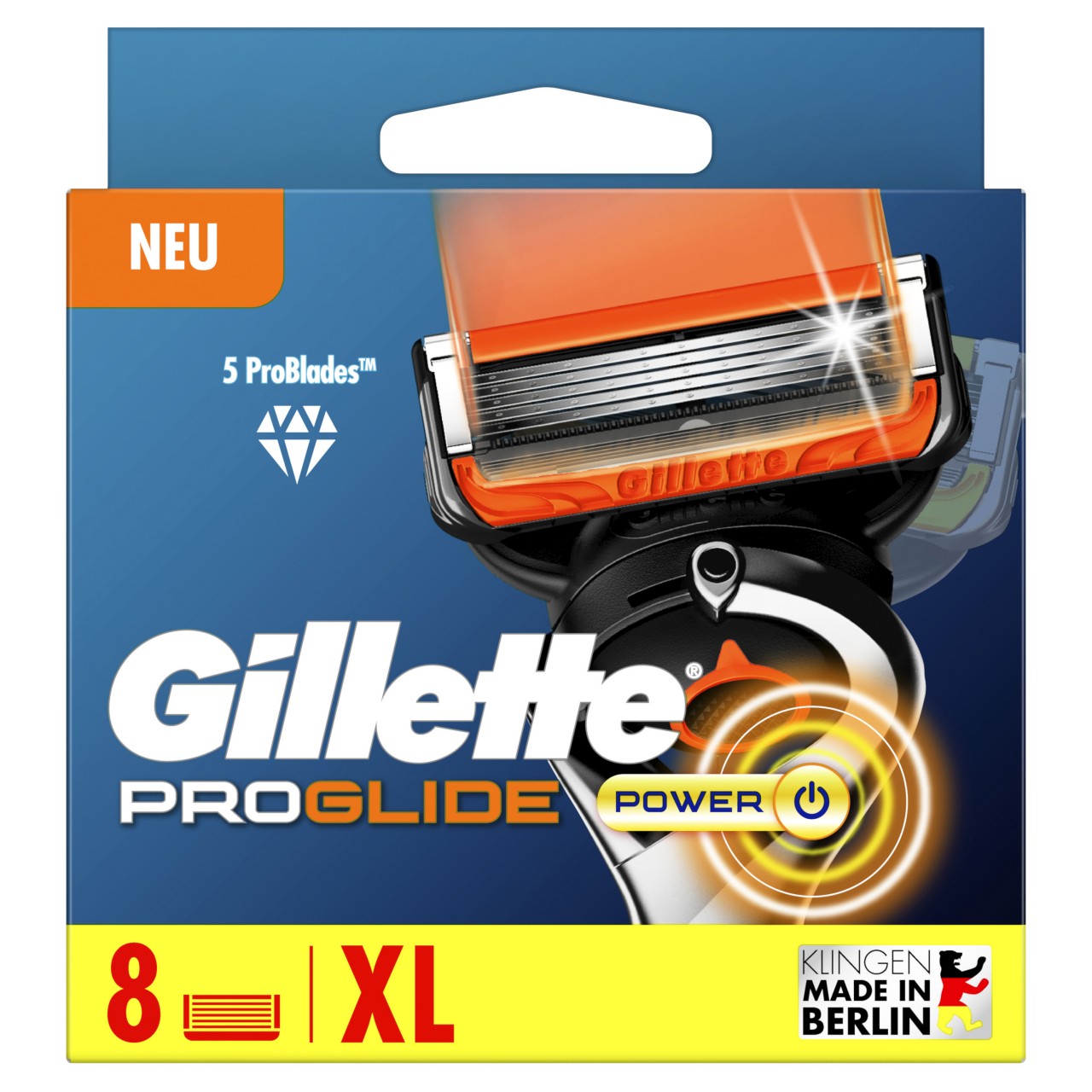 Gillette - ProGlide Power Systemklingen 8er von Gillette